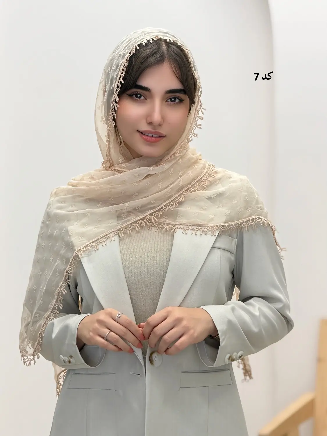 4537-شال وارداتی پاپیون
